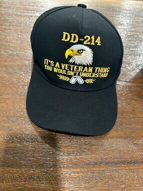 DD-214 Veteran's Thing You Wouldn't Understand Hat American Eagle & Flag NEW